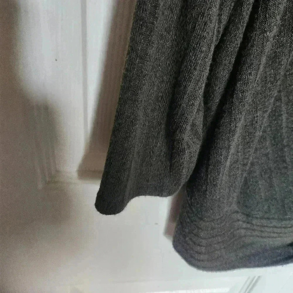 George Women's Plus Size Bottom Twist Cotton Long Sleeve Top Olive Green Size 3x - Picture 5 of 7